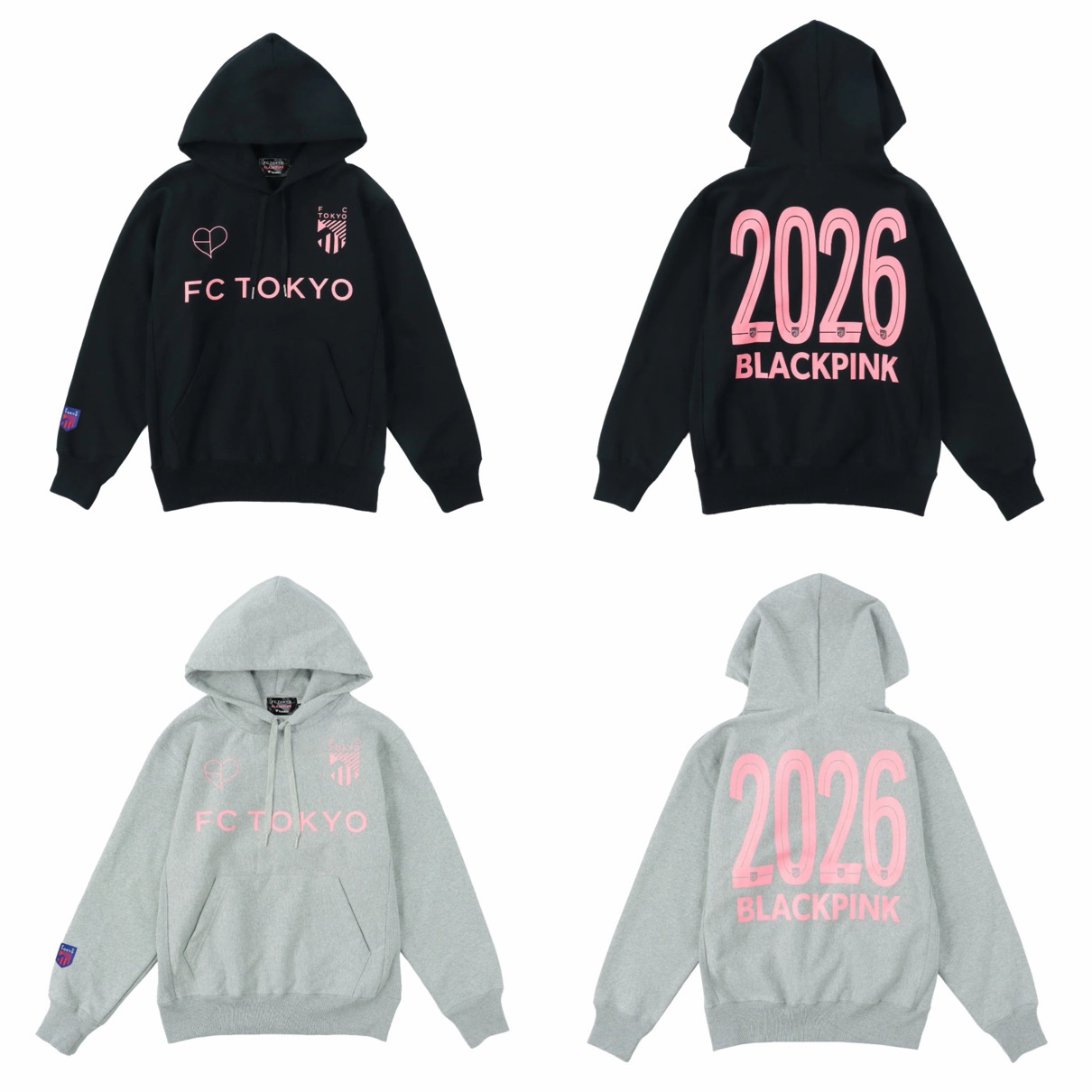 FC東京×BLACKPINK コンフィットTシャツ ブラック(M) 新・FC東京グッズ