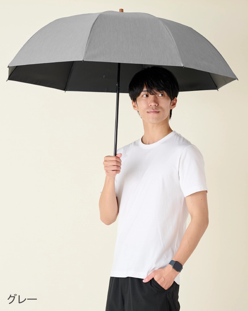 2段折 大判 / フロスト | 完全遮光日傘｜サンバリア100