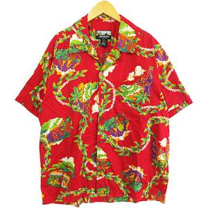 ヴィンテージ 80'S パタロハ アロハシャツ ブラックバナナ柄 M