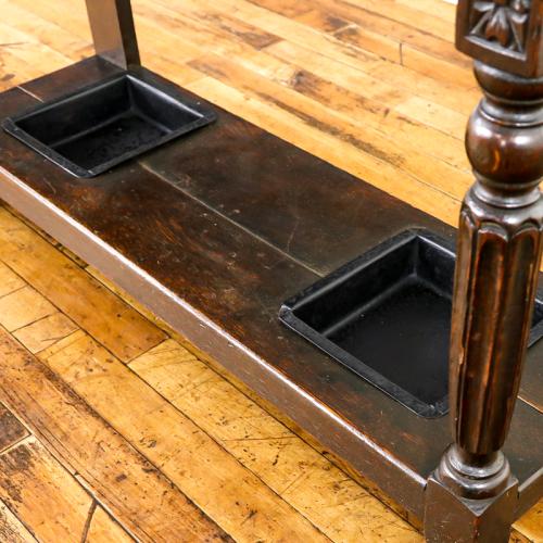 ⭐️【ディー】イギリス アンティーク 傘立て スタンド オーク材 希少