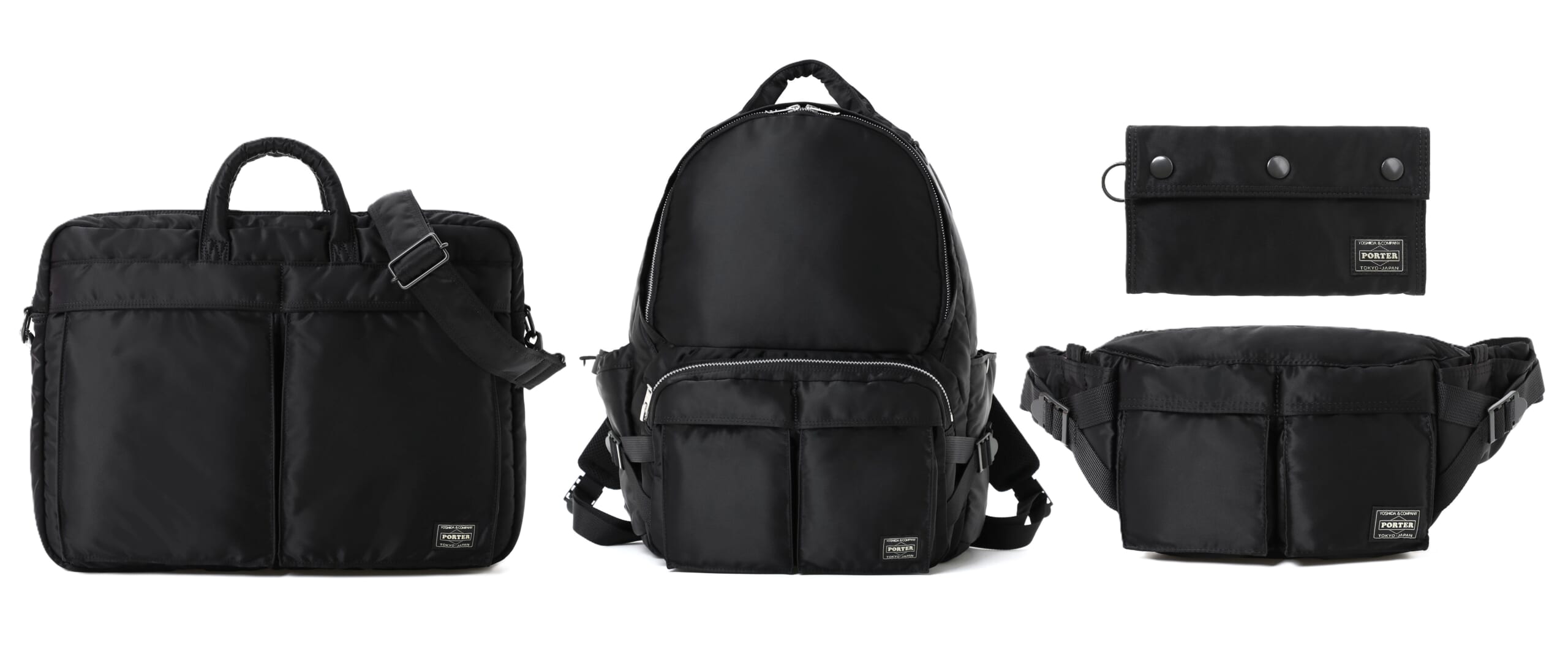 吉田カバン“ポーター NEWタンカー”の本命、シックで深みのあるブラック