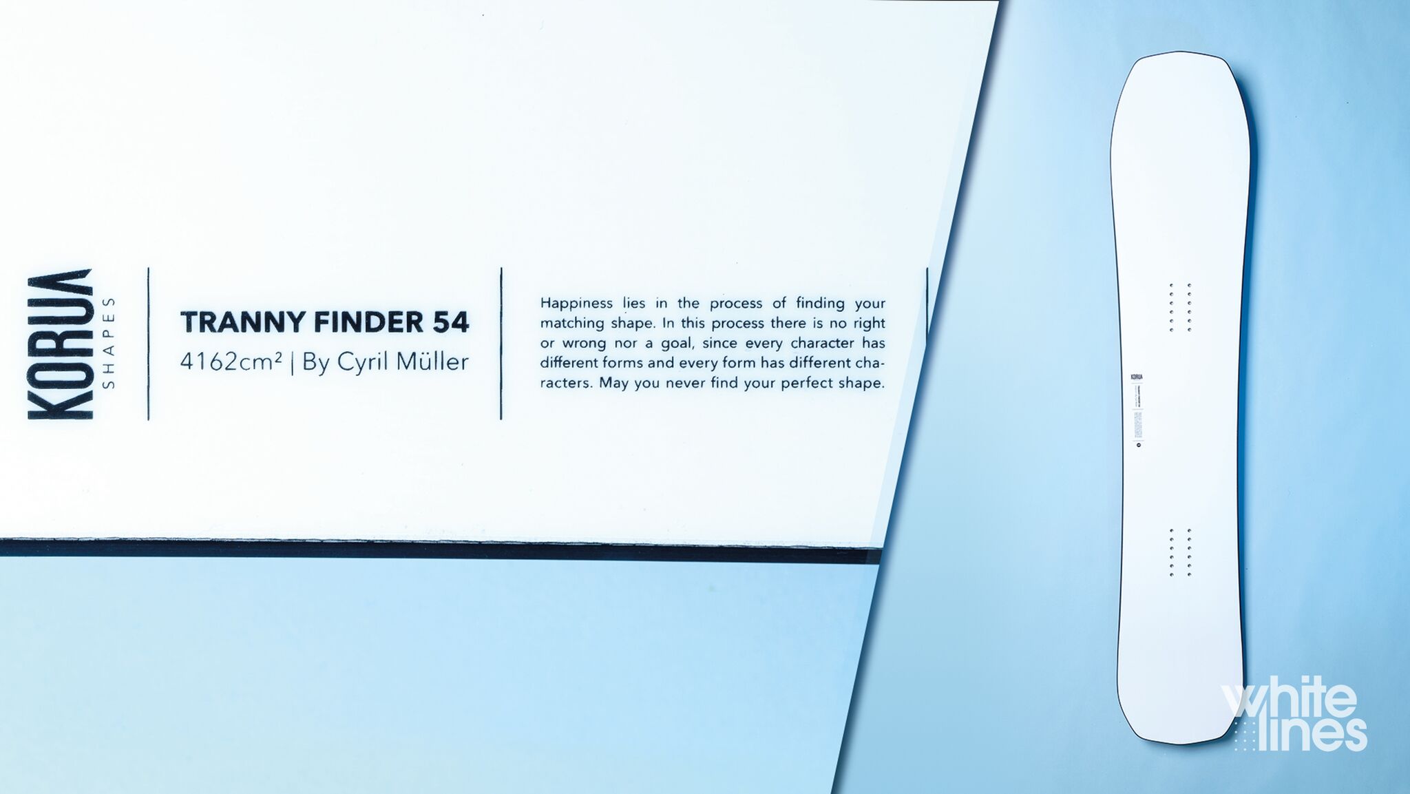 KORUA Tranny Finder 157 スノーボード