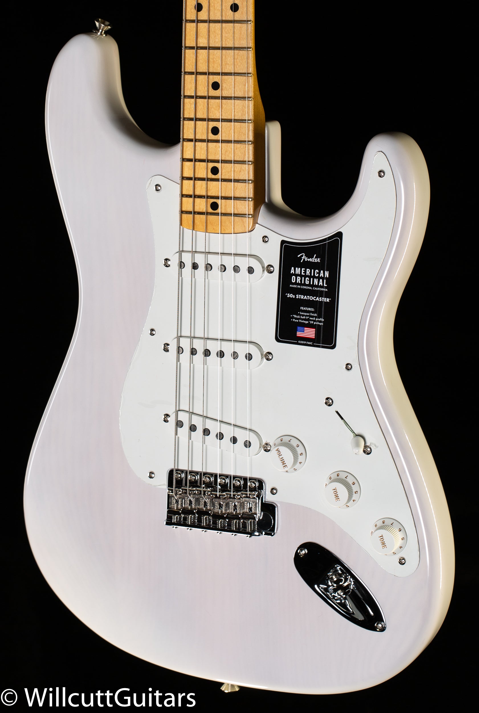 Fender American Original '50s Stratocaster Maple Fingerboard White