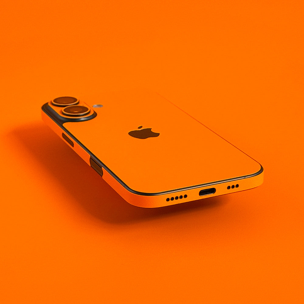スキンシール iPhone16 Plus オレンジ – wraplus