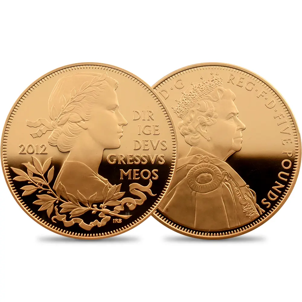 2012 エリザベス2世 即位60周年記念 ダイアモンドジュビリー 5ポンド