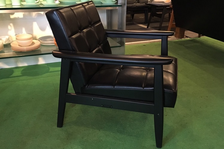 カリモク60 Kチェア1シーター（ブラックブラック） | collect