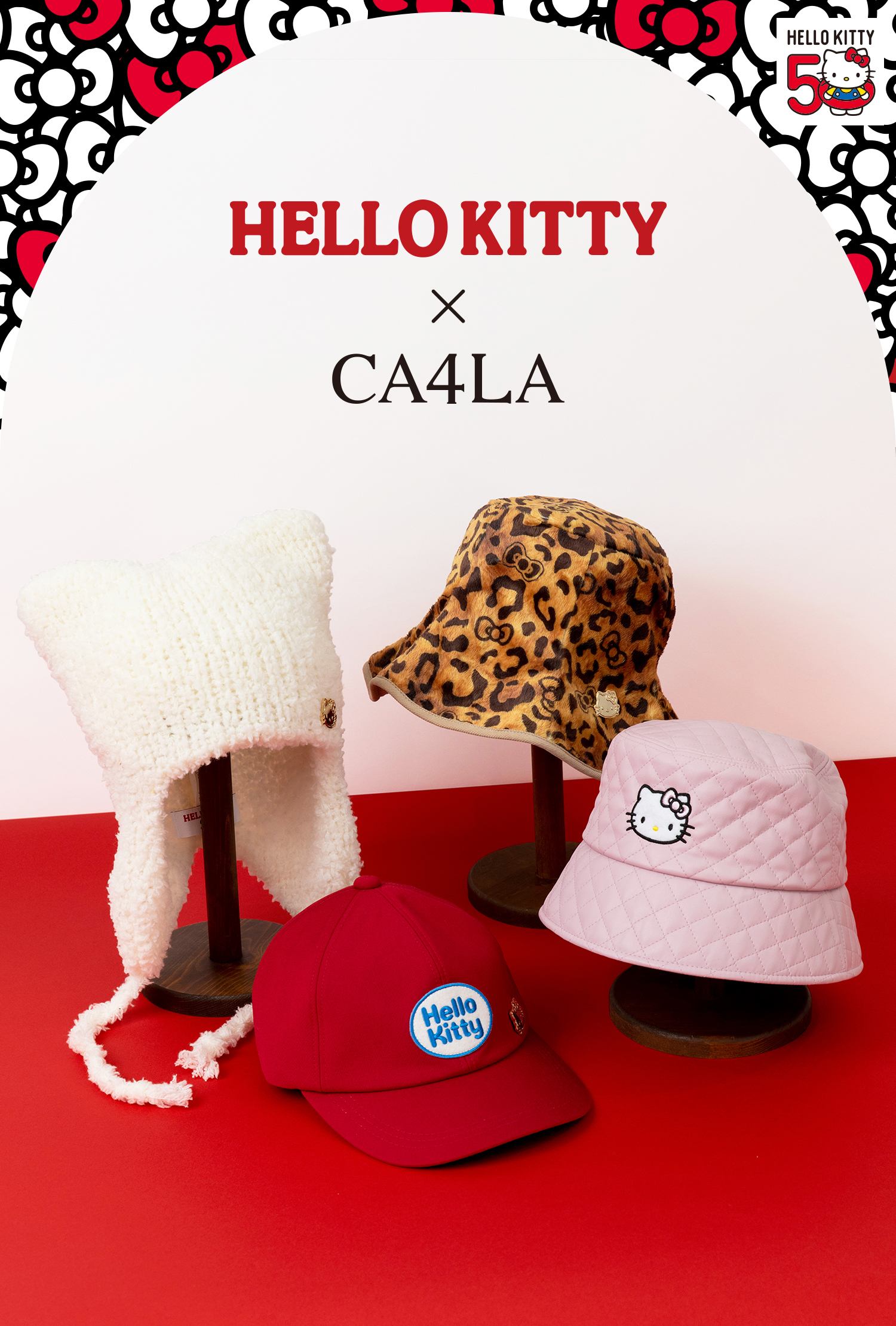 HELLO KITTY x CA4LA Hats online store | CA4LA official