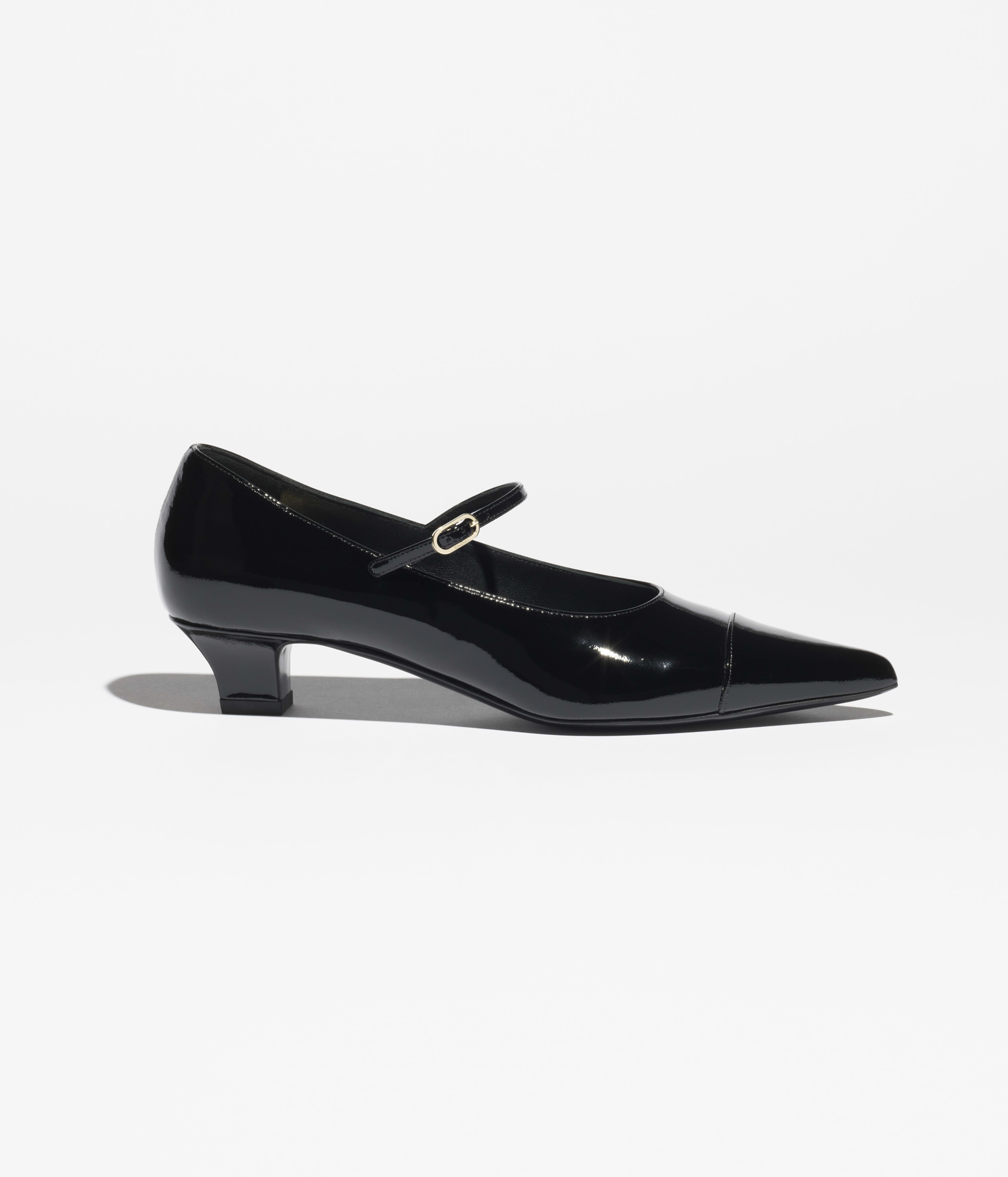 Mary janes - Patent calfskin, black — Fashion | CHANEL