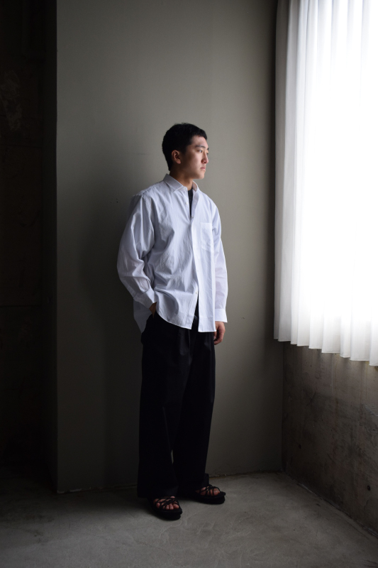 COMOLI (コモリ) コモリシャツ [WHITE]