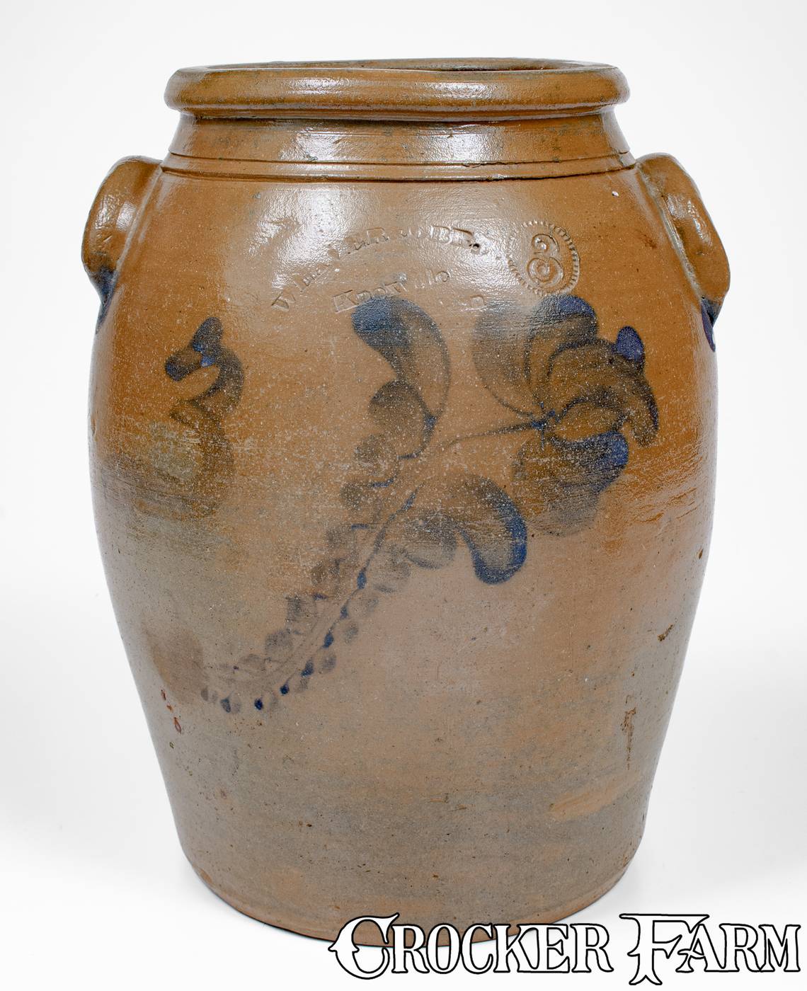 Extremely Rare WEAVER & BRO / Knoxville / Tenn Three-Gallon