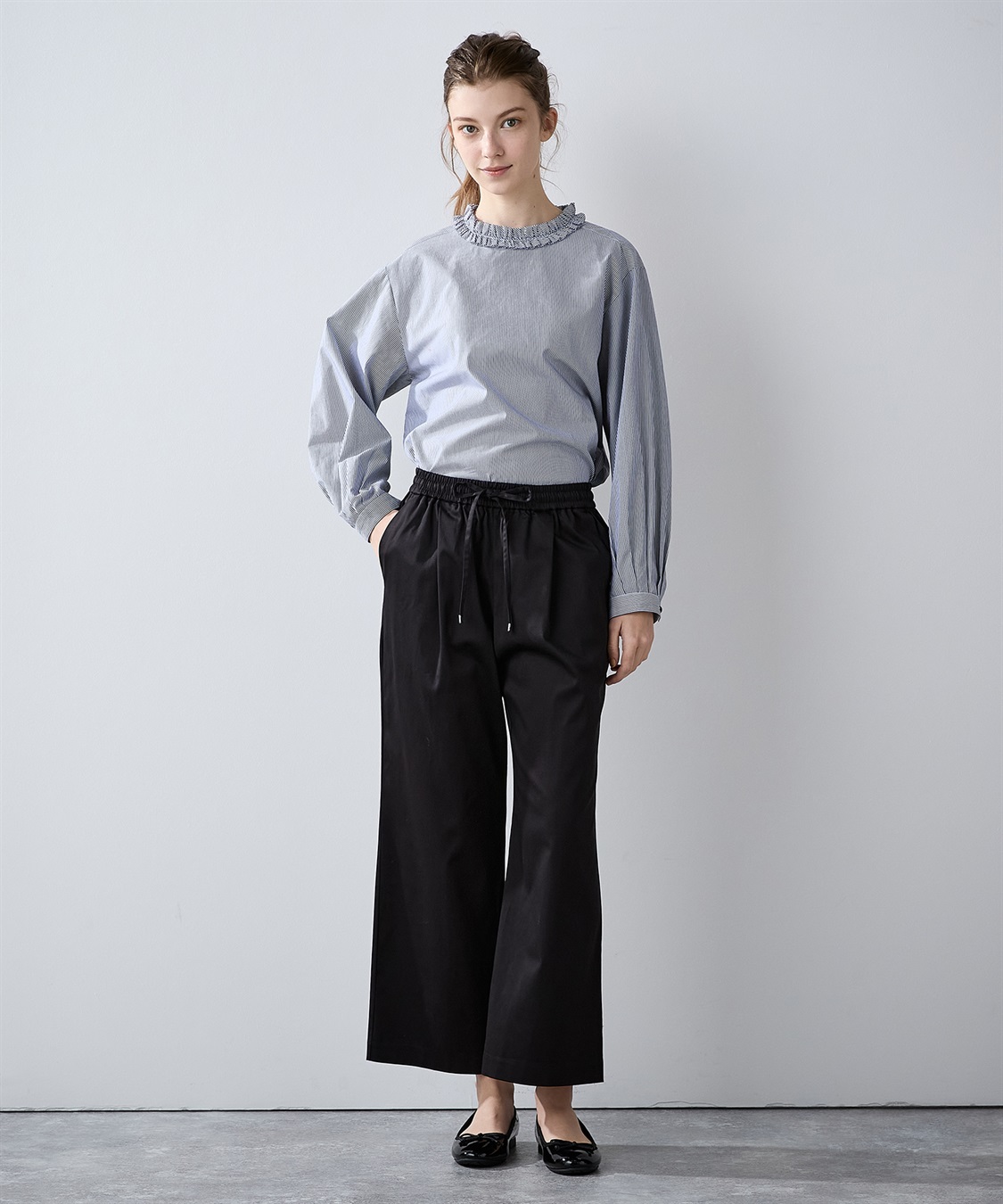 タックワイドパンツ LE SOUK HOLIDAY｜クロスプラス公式通販サイト