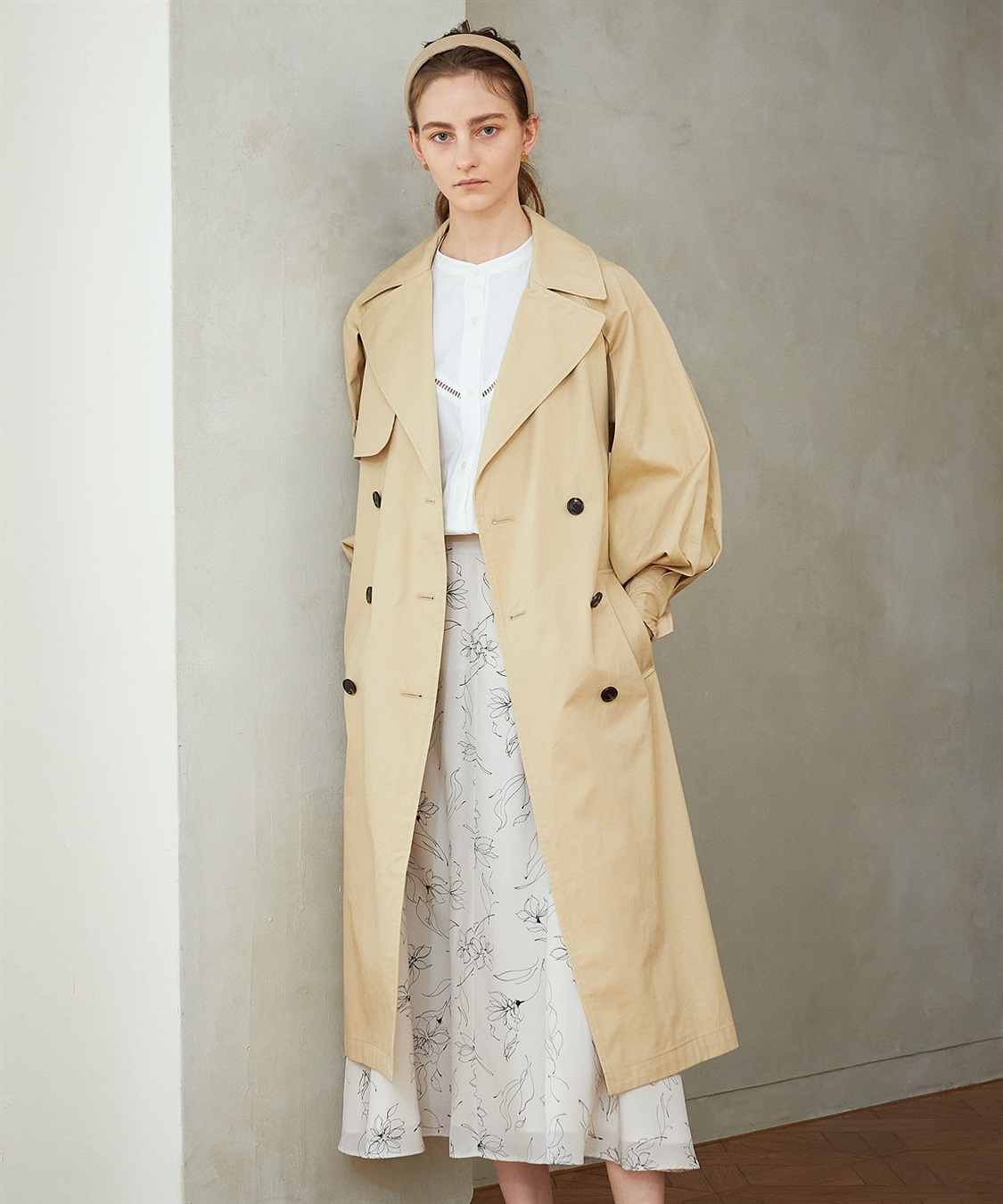 トレンチコート LE SOUK HOLIDAY｜クロスプラス公式通販サイト