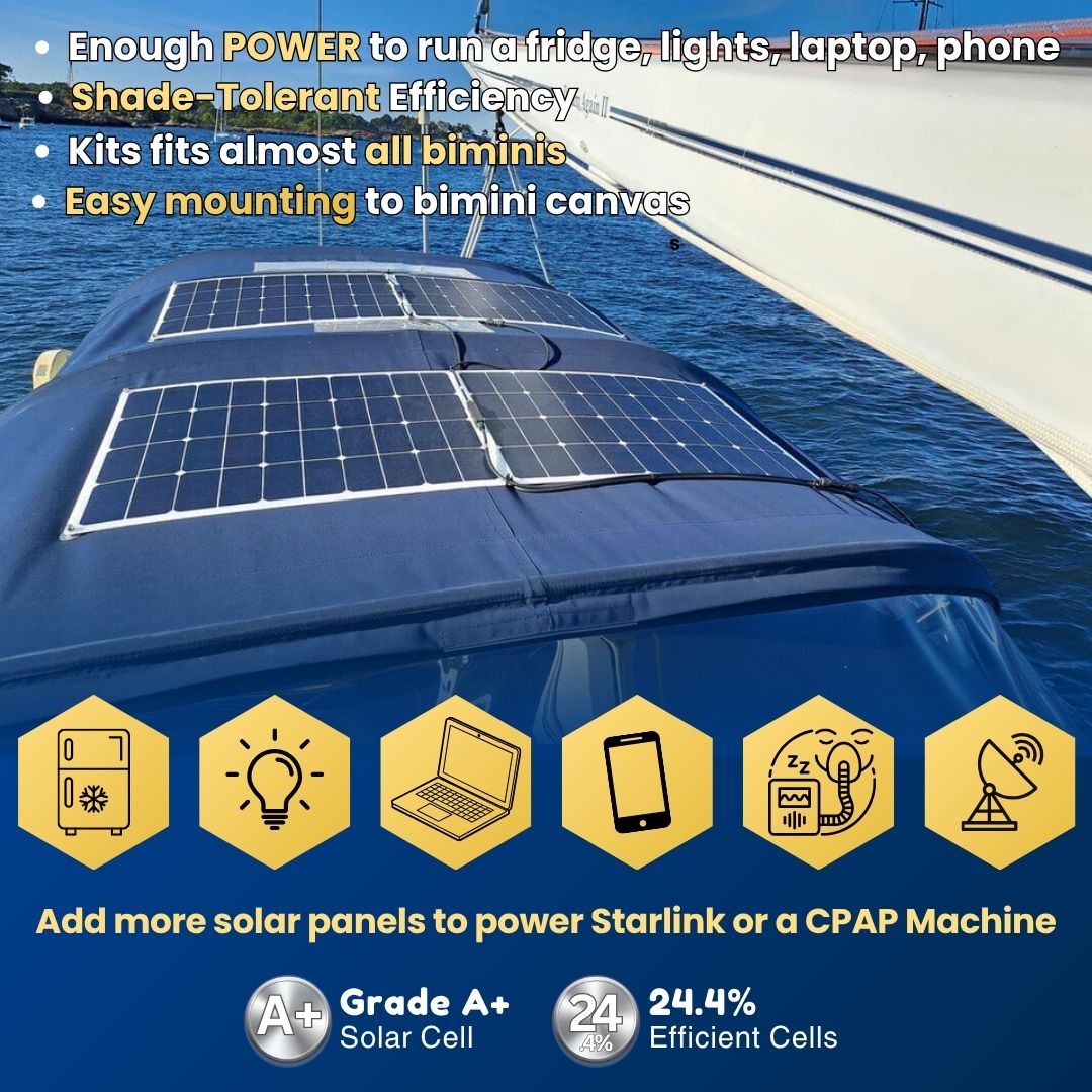 310 Watt Shade Tolerant Flexible Solar Panel Kit | 24.4% efficient