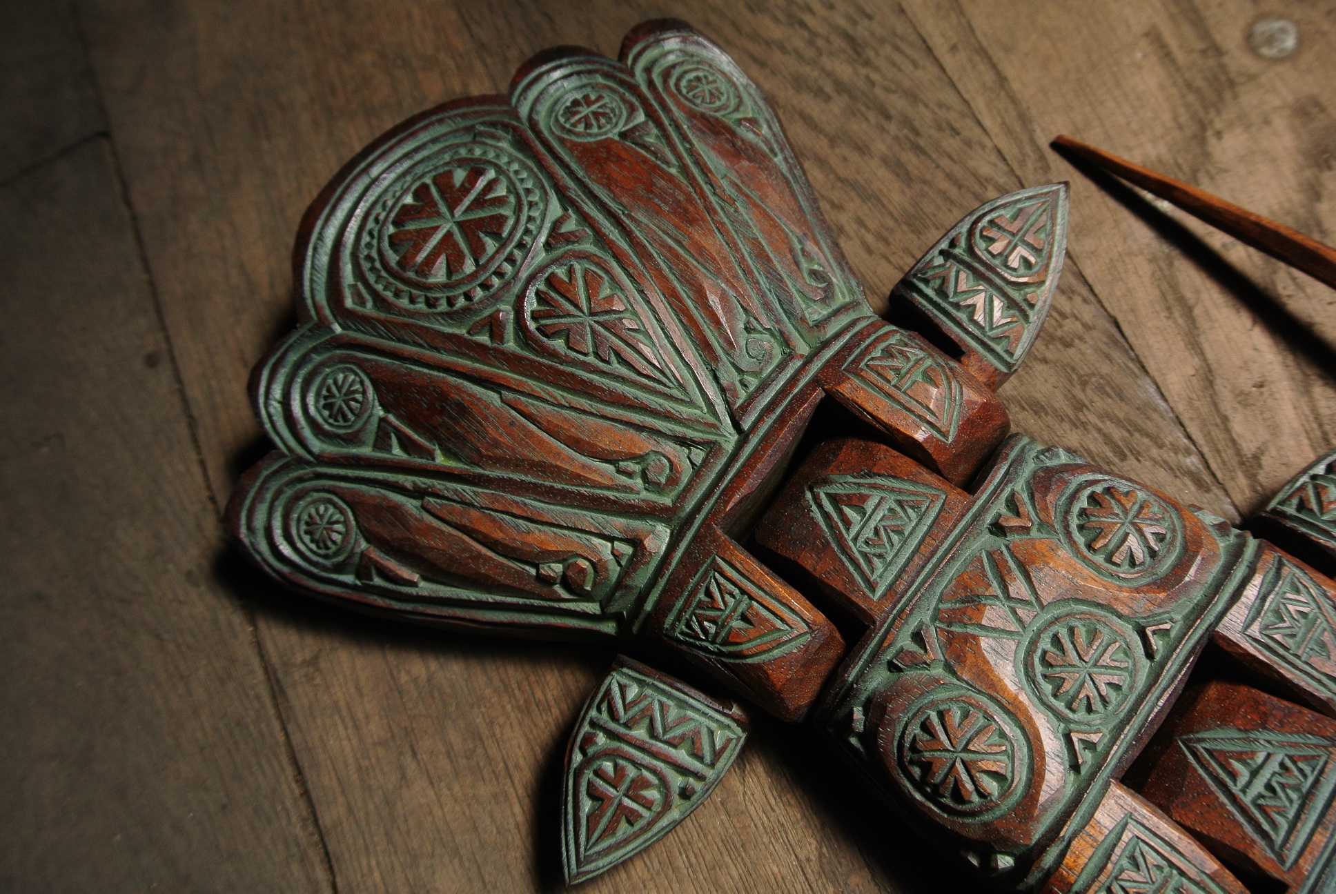 砂澤ビッキデザイン 樹海老 木彫 - アンティーク雑貨・古道具の札幌