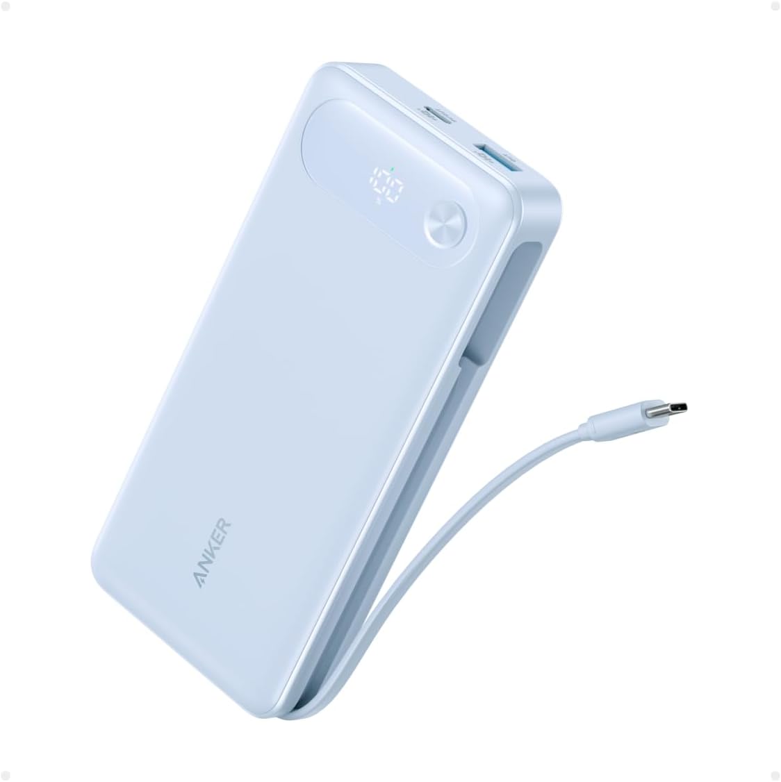 Anker Power Bank (20000mAh, 87W, Built-In USB-C ケーブル
