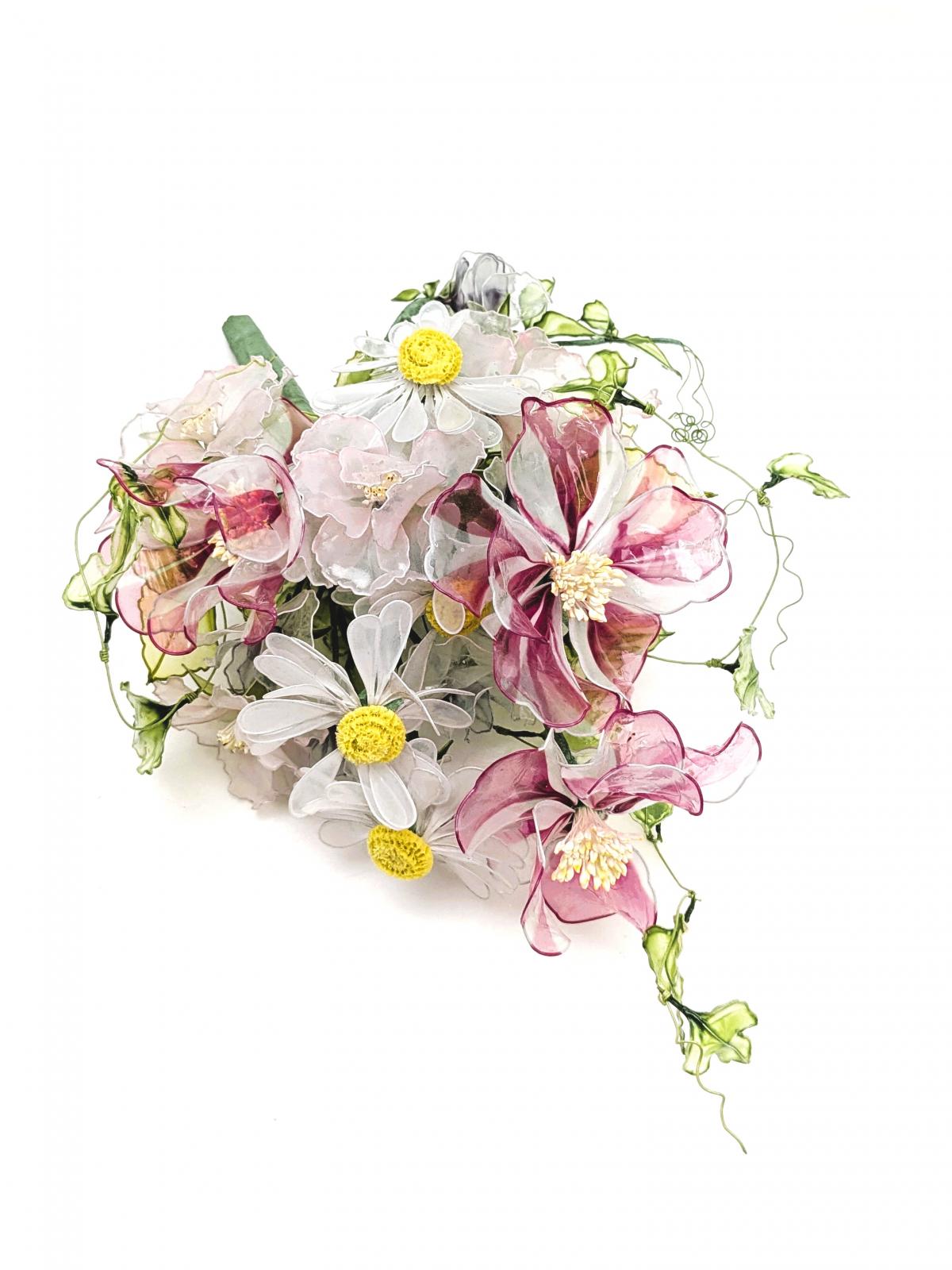 地巻ワイヤーで咲かせる透明な花 | ABCクラフトブログ