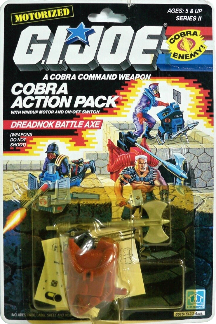 G.I. Joe A Real American Hero Dreadnok Battle Axe (Action Pack)