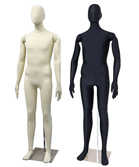 婦人フレキシブルマネキン（ウレタン可動式）SM0532 ブラック