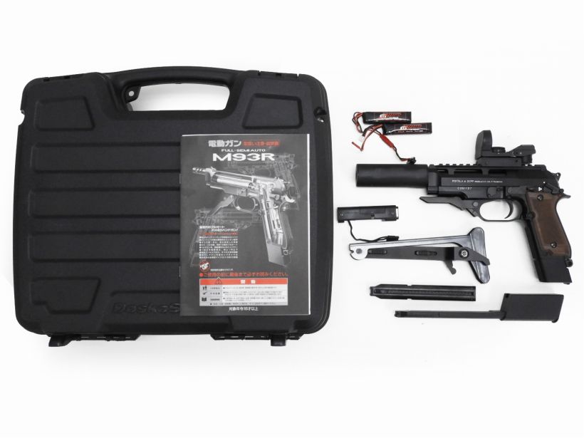 東京マルイ] M93R 電動ハンドガン サプレッサー/ダットサイト等