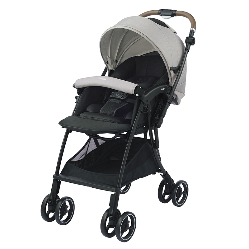 良品 Aprica ラクーナビッテ クッション レザーハンドル AB型 SF アップリカ ラクーナクッションAB レザーハンドル ベビーカー 対面式