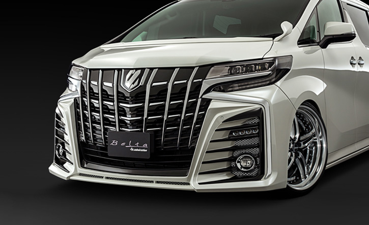 アルファード30系後期(S系グレード)用フロントバンパー アドミ