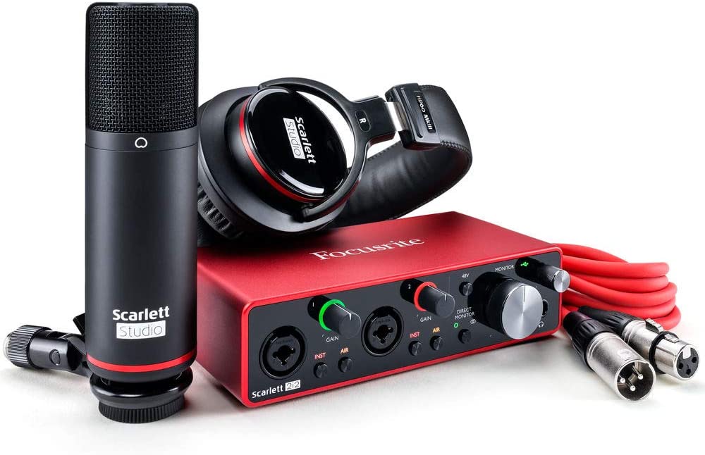 Focusrite Scarlett 2i2 Studio 3rd Gen 2-in, 2-out USB Audio Interface