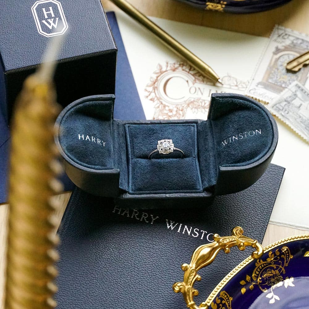 ハリーウィンストン リングケース ハリーウィンストン HARRY WINSTON