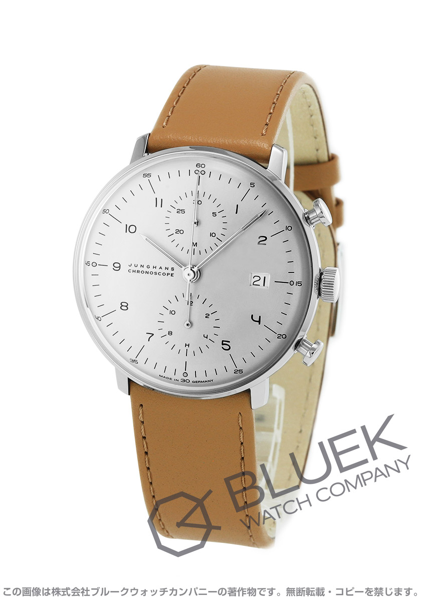 ユンハンス マックス・ビル クロノスコープ クロノグラフ メンズ 027