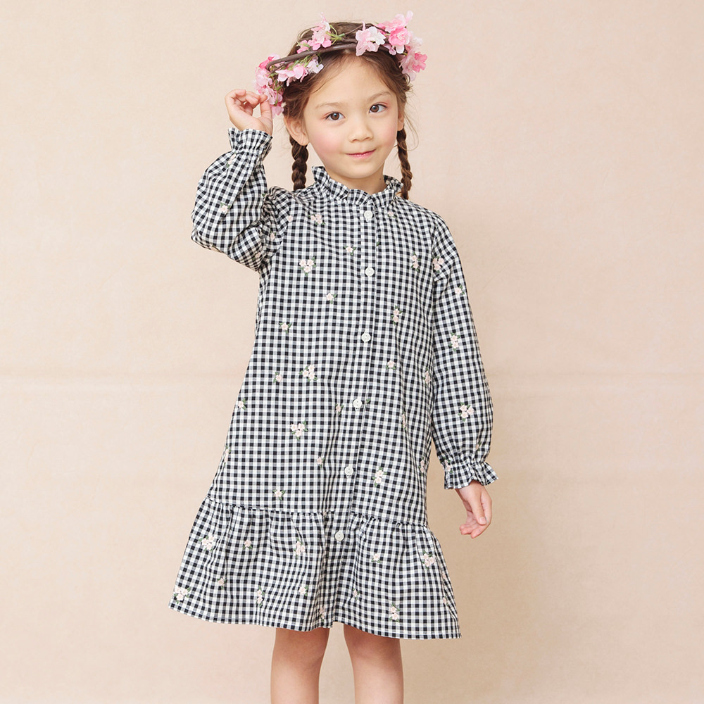 おそろい】さくら刺繍ワンピース 2025春夏 ｜子供服&ベビー服