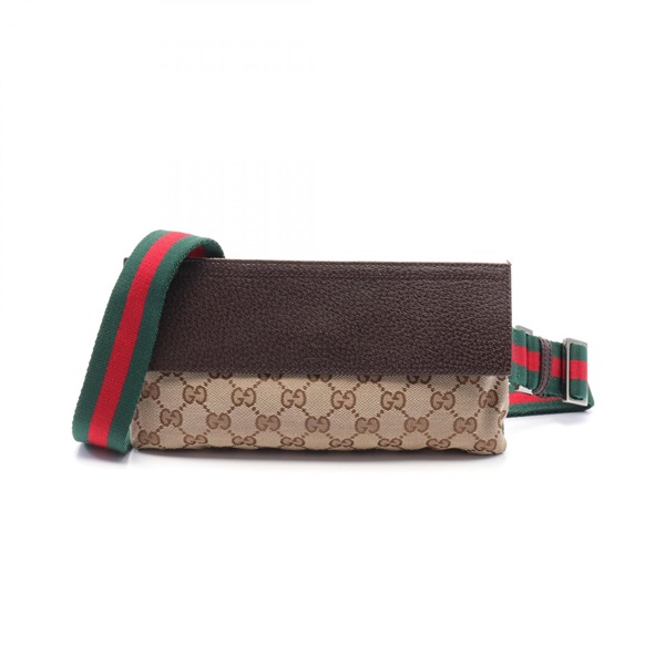 グッチ(GUCCI)グッチ シェリーライン GGキャンバス ウエストバッグ