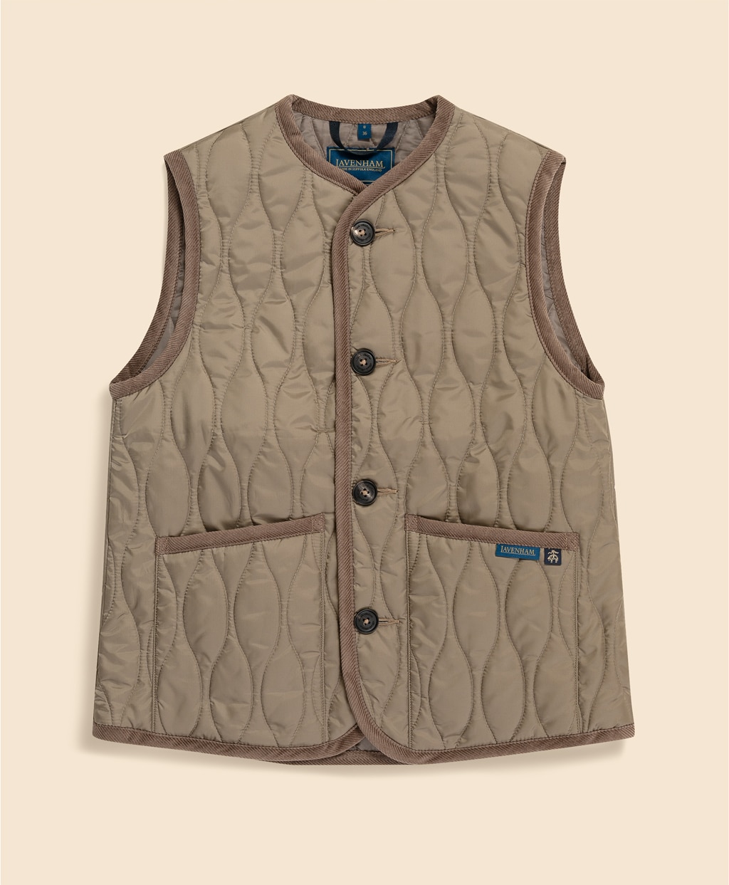 Brooks Brothers×LAVENHAM ソーンハム キルティングベスト Made in UK