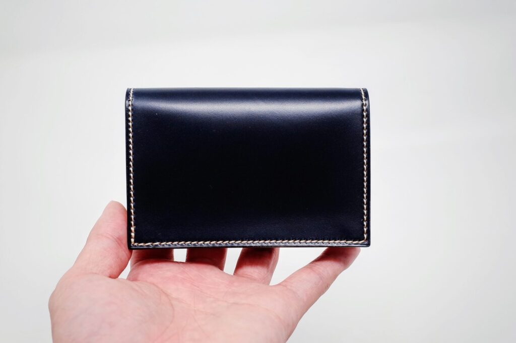 万双コードバン名刺入れ購入！長財布と同素材で統一感抜群｜理系