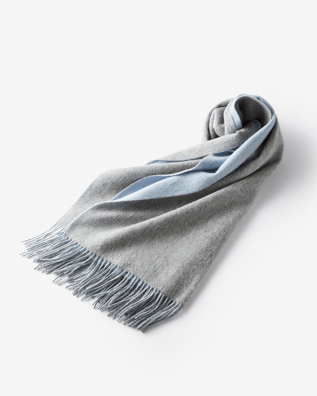 カシミヤ混ダブルフェイス・ストール/DoCLASSE