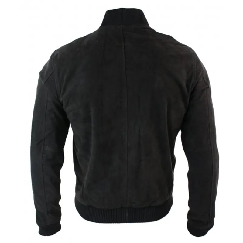 Men's Black Suede Leather Jacket | Black Suede Jacket