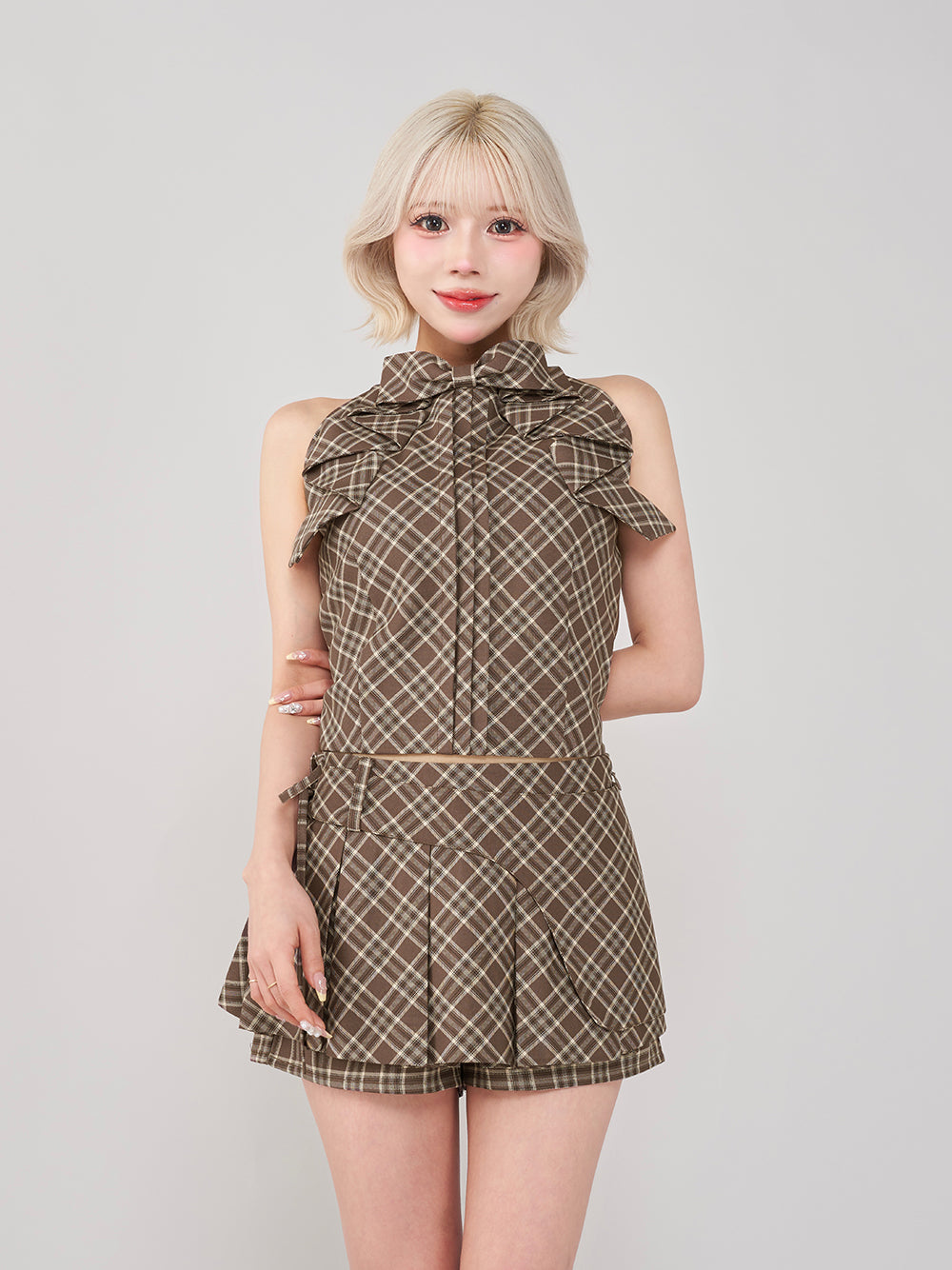 チェックスカートライクショートパンツ – Darich (ダーリッチ)