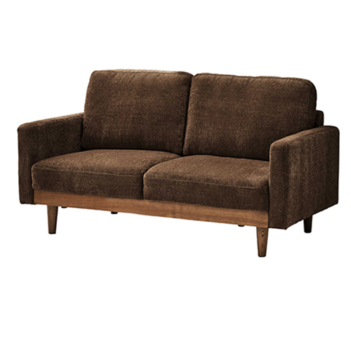 ファブリックソファ シュリンプ 天然木 アッシュ材 ベージュ 301446 関