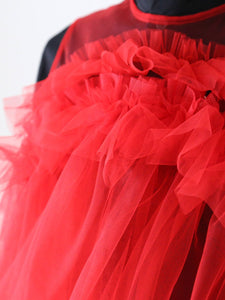 noir kei ninomiya ナイロンチュールトップス [3O-B003-051] – CREER