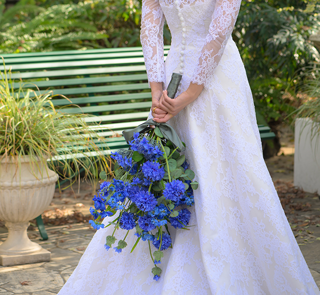 オーダー】ブライダルブーケ・コーンフラワー アーティフィシャル