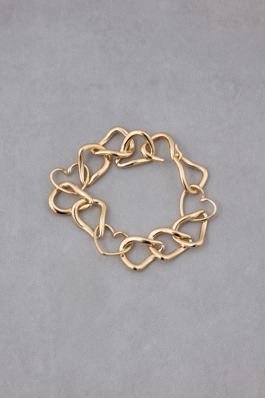 AZUL BY MOUSSY | ハートチェーンブレスレット (ブレスレット ) |SHEL