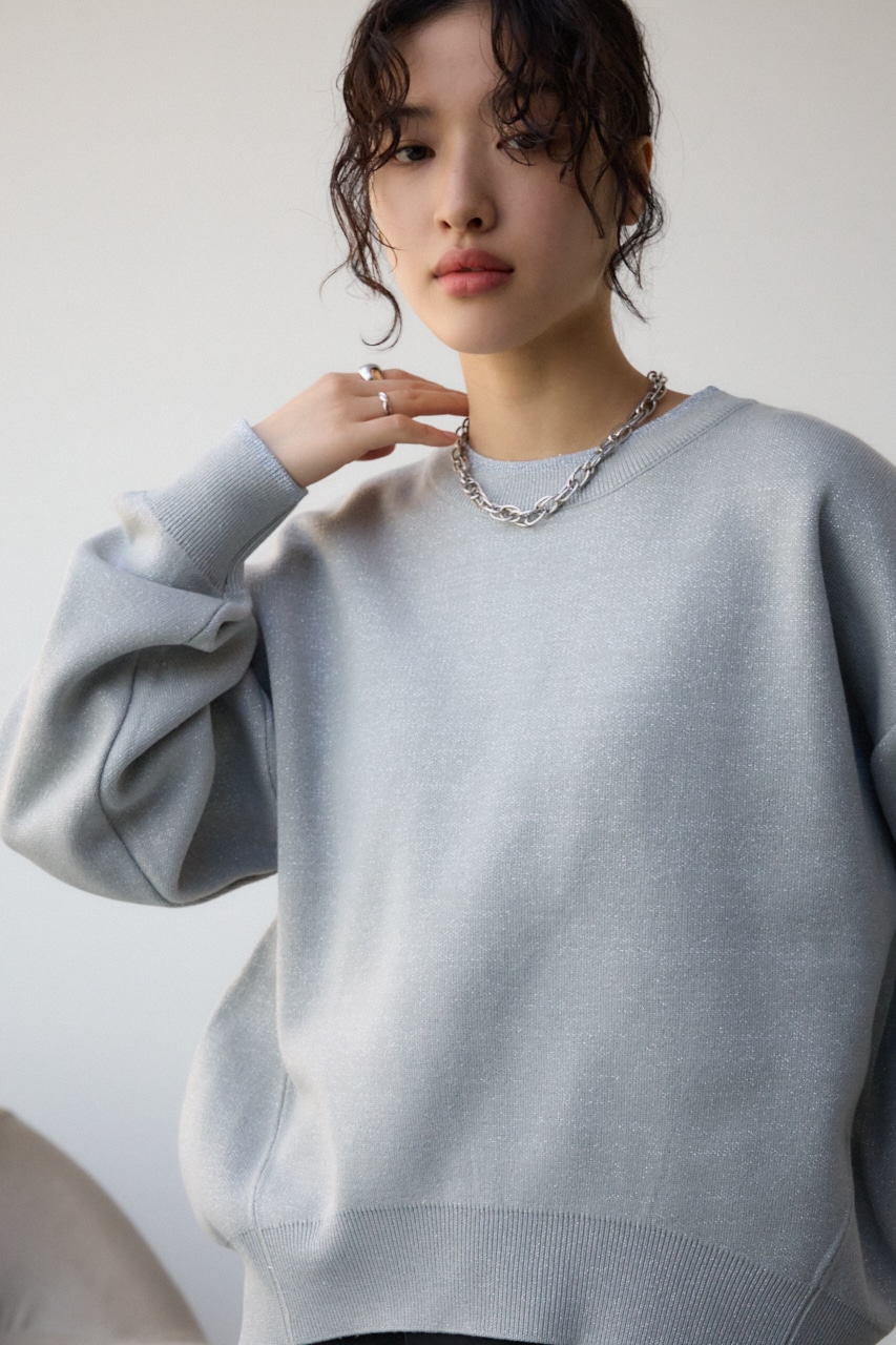 AZUL BY MOUSSY | スウェットライクジャガードニット (ニット ) |SHEL