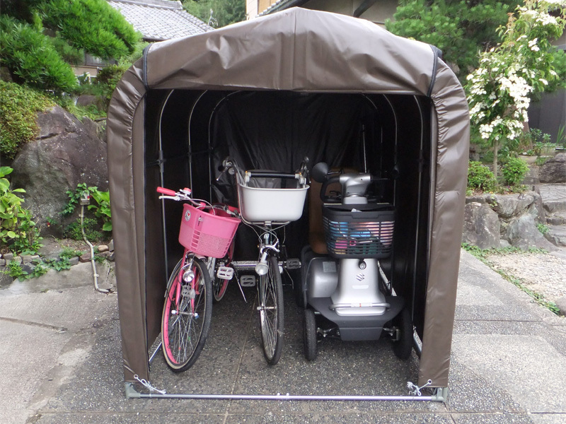 サイクルハウス SB色 3台用 幅156cm×高さ165cm - エクステリア商品