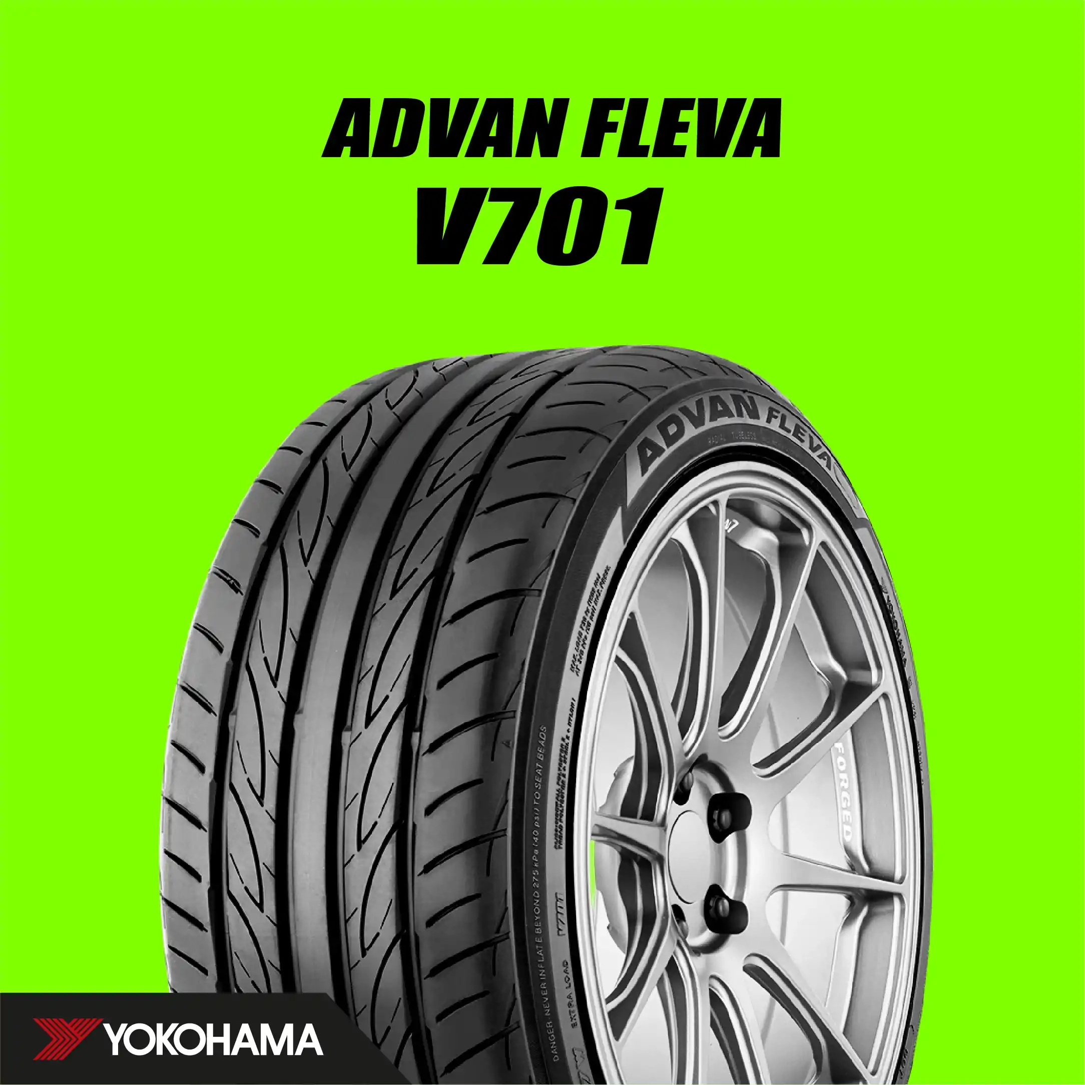 ยาง215/45R17 YOKOHAMA ADVAN Fleva V701