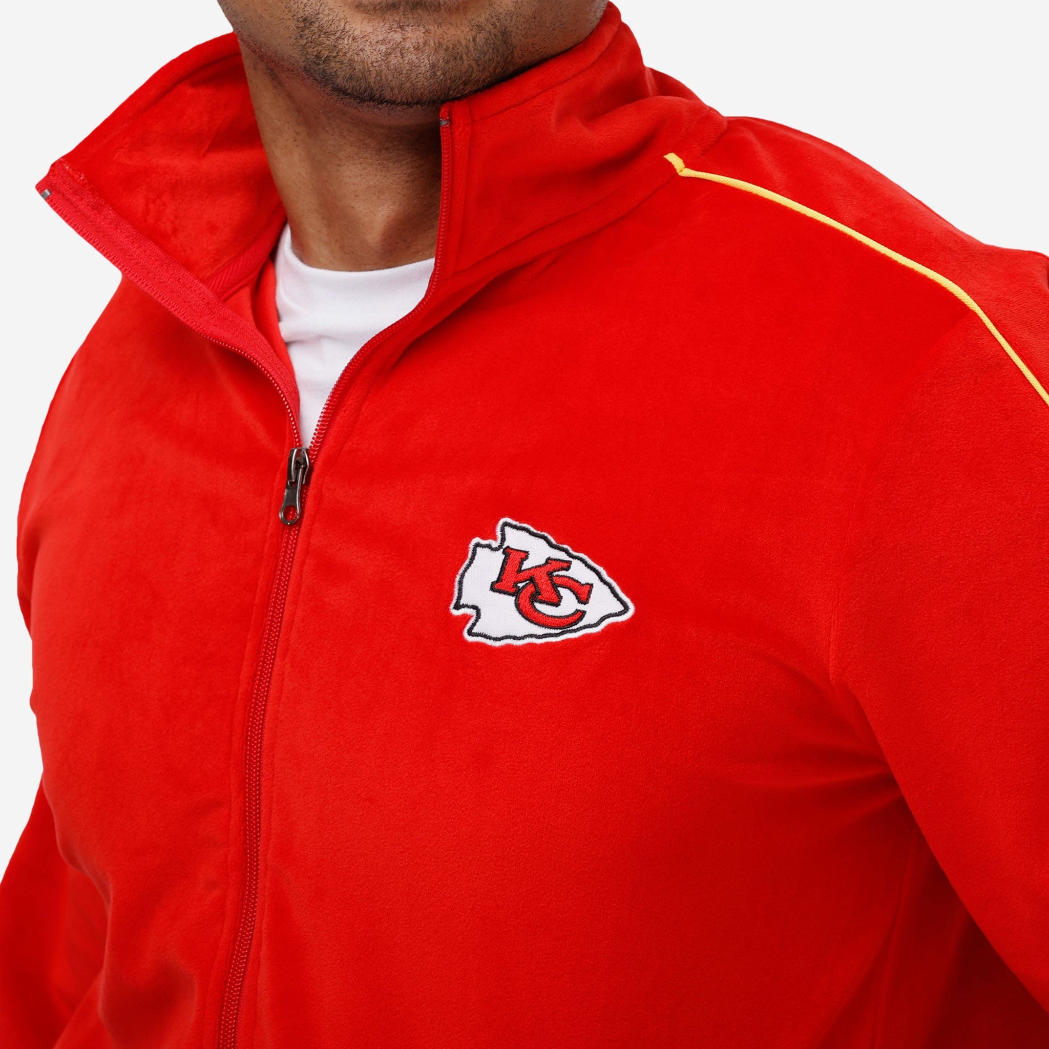 Kansas City Chiefs Velour Zip Up Top FOCO