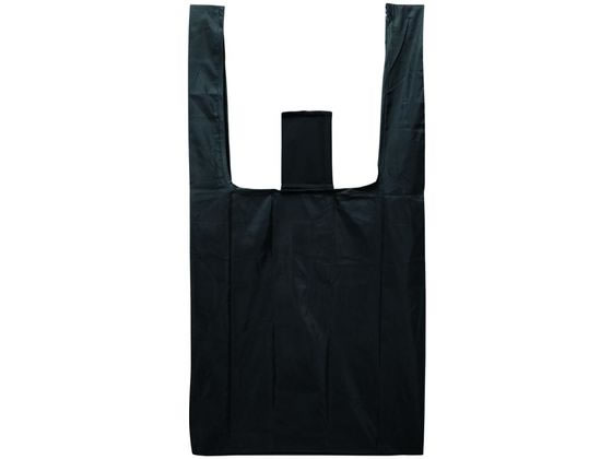 アクシス 5秒でしまえるエコバッグ 無地 ブラック 通販【フォレスト