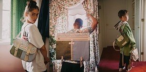 ロンシャン × EUのコラボバッグ、ヴィンテージ風パッチワークのバック