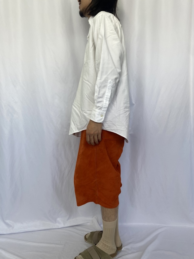 ブルックスブラザーズ アメリカ製 白 ホワイト BD 長袖 コットン