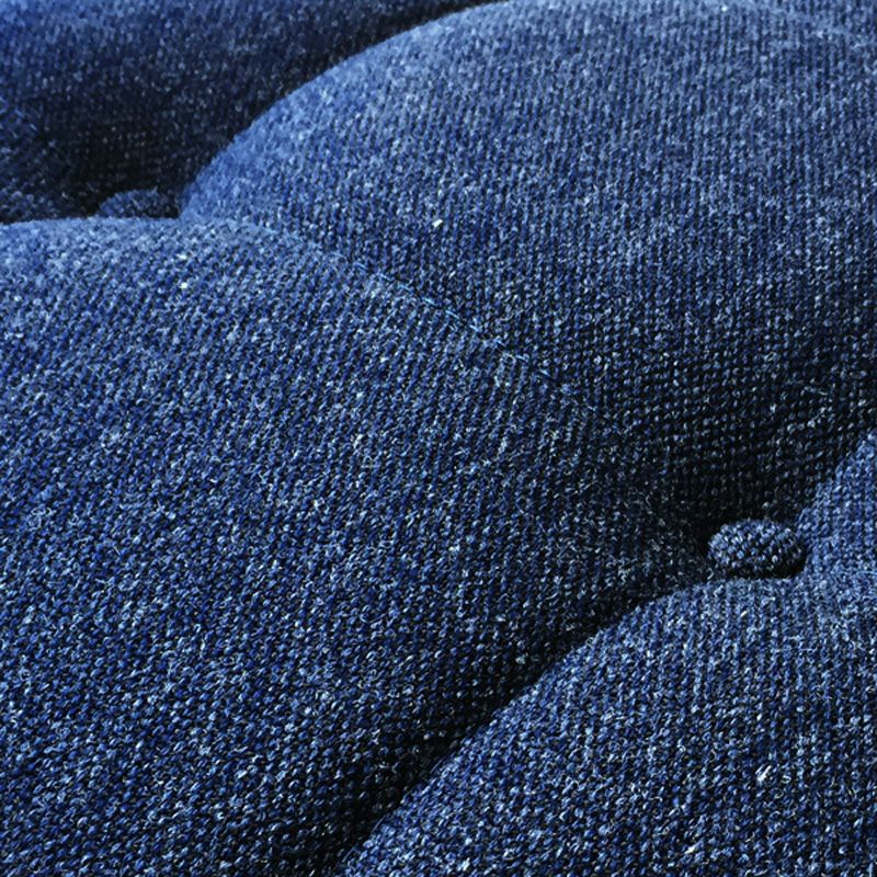 カリモク60 Kチェア1シータータープブルー（ウォールナット色塗装