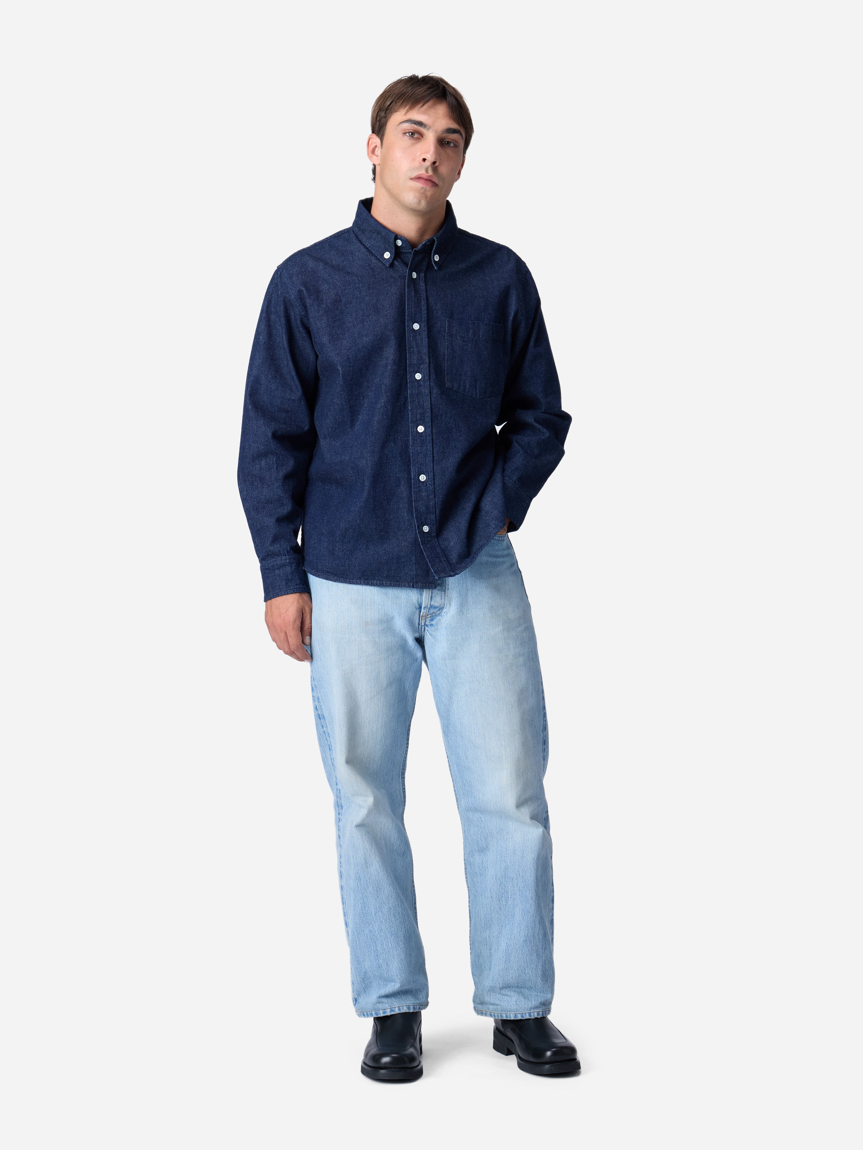 Denim BD Shirt ~ Indigo Selvedge – 3sixteen