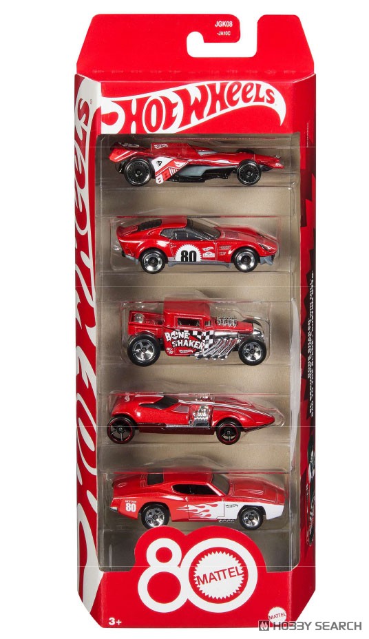 ☆特価品 ホットウィール マテル80周年 5パック (ミニカー) - ホビー