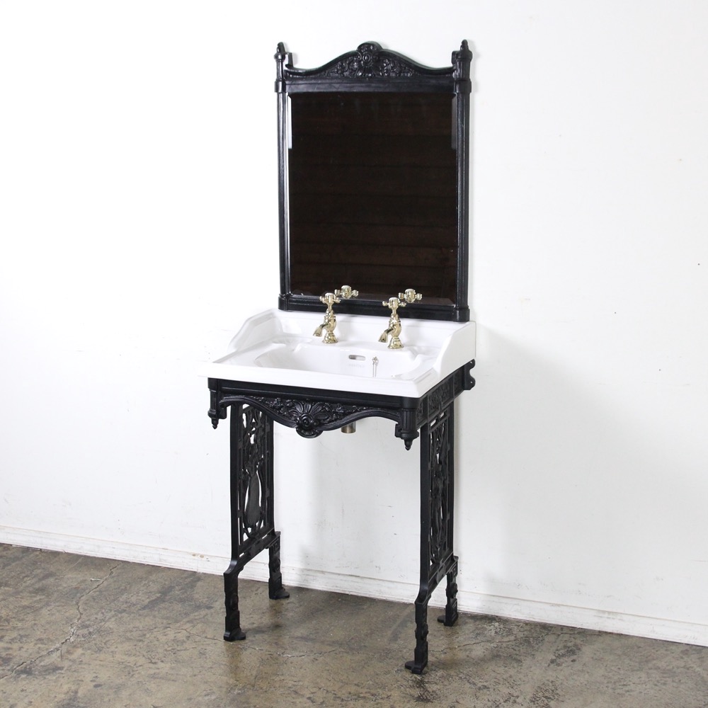 イギリス ウォッシュスタンド 洗面台 ミラー セット | キヤアンティークス